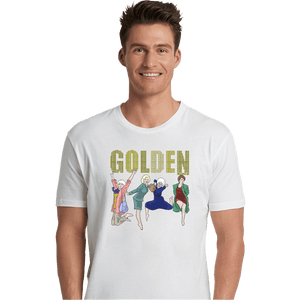 Daily_Deal_Shirts Premium Shirts, Unisex / Small / White Golden