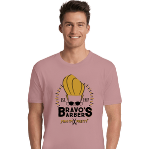 Shirts Premium Shirts, Unisex / Small / Pink Bravo's Barbers