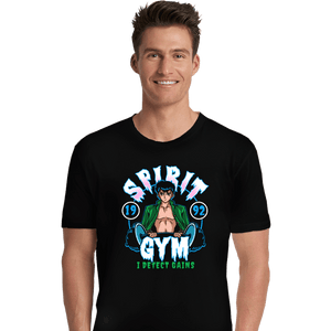 Daily_Deal_Shirts Premium Shirts, Unisex / Small / Black Spirit Gym