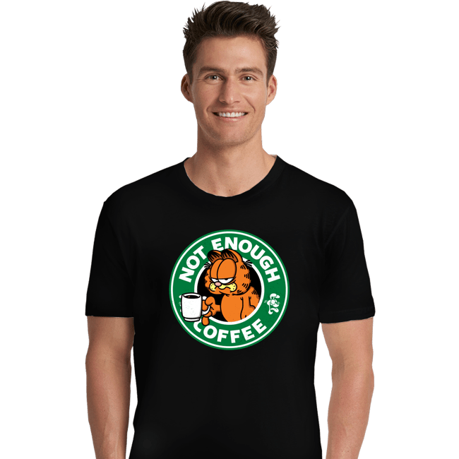 Daily_Deal_Shirts Premium Shirts, Unisex / Small / Black Not Enough Coffee