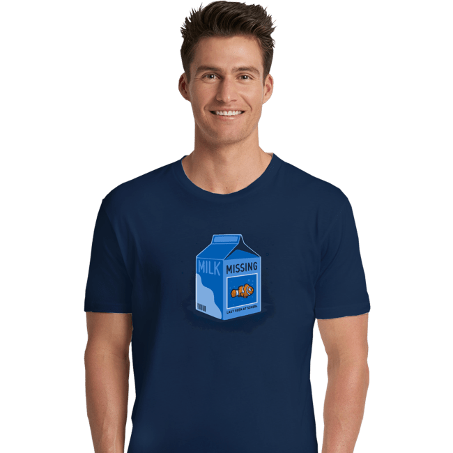 Shirts Premium Shirts, Unisex / Small / Navy Missing Fish