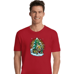 Secret_Shirts Premium Shirts, Unisex / Small / Red Bulby Christmas