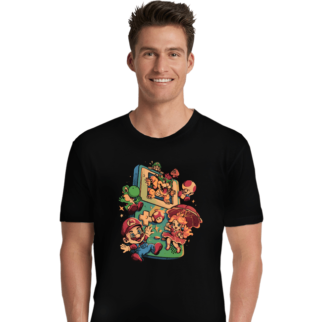 Daily_Deal_Shirts Premium Shirts, Unisex / Small / Black Plumber Game