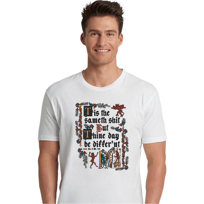 Daily_Deal_Shirts Premium Shirts, Unisex / Small / White Illuminated Shiteth