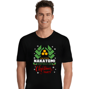 Daily_Deal_Shirts Premium Shirts, Unisex / Small / Black Nakatomi Christmas