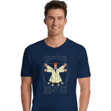 Load image into Gallery viewer, Daily_Deal_Shirts Premium Shirts, Unisex / Small / Navy Vitruvian Puppet
