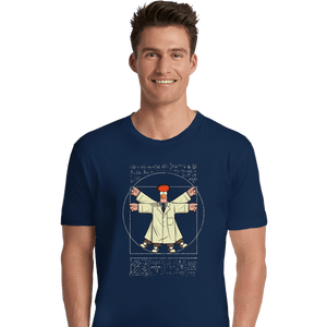 Daily_Deal_Shirts Premium Shirts, Unisex / Small / Navy Vitruvian Puppet