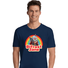 Load image into Gallery viewer, Shirts Premium Shirts, Unisex / Small / Navy Bifrost Jane
