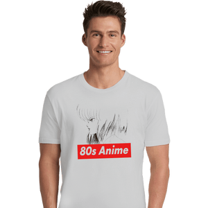 Shirts Premium Shirts, Unisex / Small / White 80s Anime