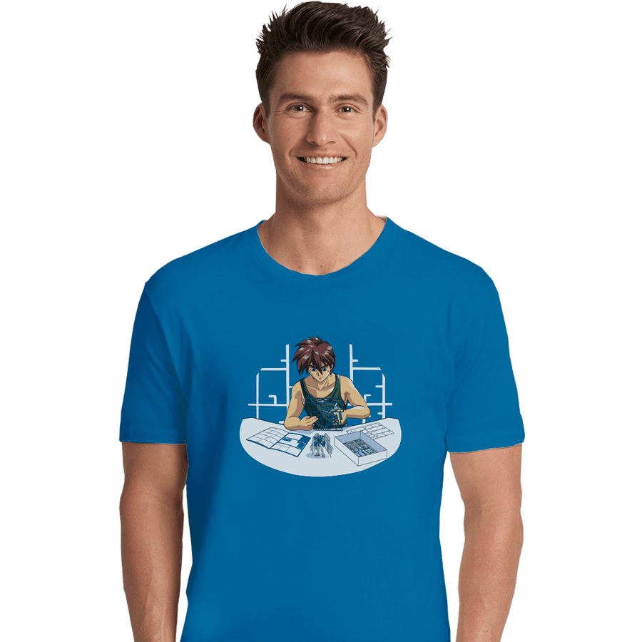 Shirts Premium Shirts, Unisex / Small / Sapphire Robot Builder