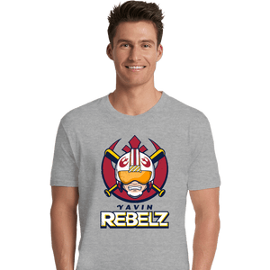 Daily_Deal_Shirts Premium Shirts, Unisex / Small / Sports Grey Go Rebelz