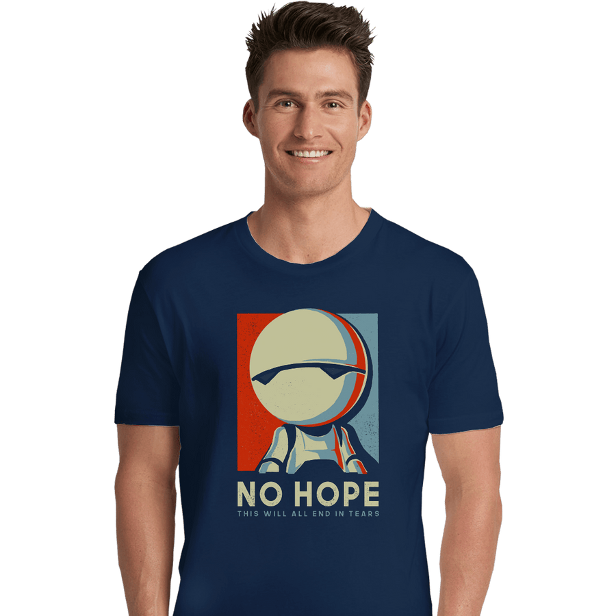 Shirts Premium Shirts, Unisex / Small / Navy No Hope