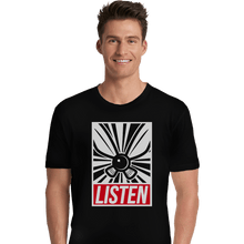 Load image into Gallery viewer, Shirts Premium Shirts, Unisex / Small / Black Listen and Obey
