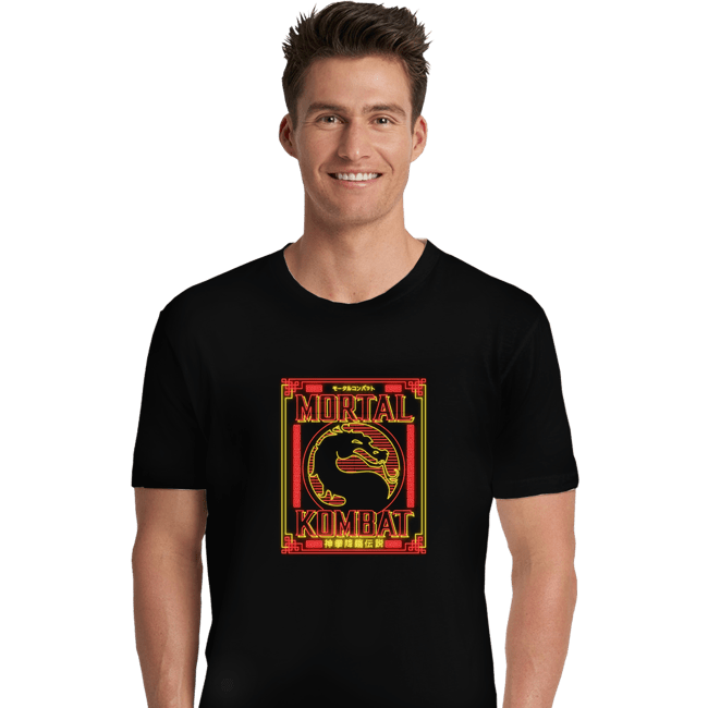 Shirts Premium Shirts, Unisex / Small / Black Fatality Neon