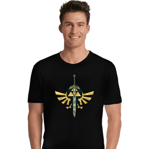 Daily_Deal_Shirts Premium Shirts, Unisex / Small / Black A Master Sword