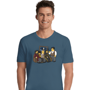 Shirts Premium Shirts, Unisex / Small / Indigo Blue Family Photo, But Not You Guillermo