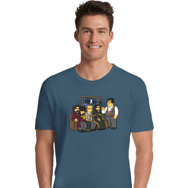 Shirts Premium Shirts, Unisex / Small / Indigo Blue Family Photo, But Not You Guillermo