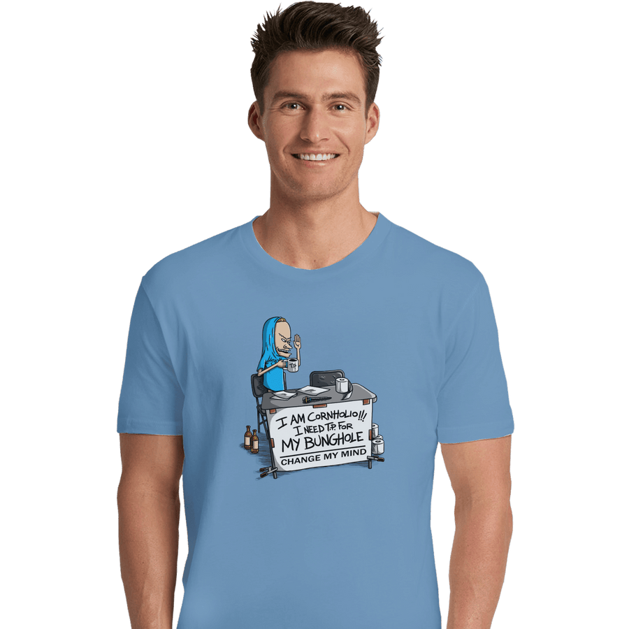 Shirts Premium Shirts, Unisex / Small / Powder Blue Change My Mind