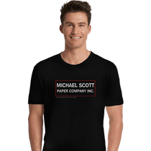 Load image into Gallery viewer, Shirts Premium Shirts, Unisex / Small / Black Michael Scott Paper Company
