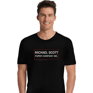 Shirts Premium Shirts, Unisex / Small / Black Michael Scott Paper Company