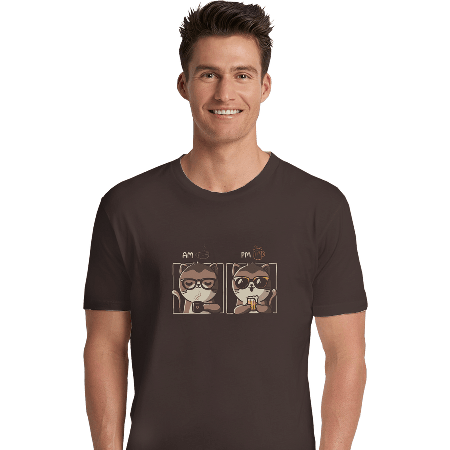 Shirts Premium Shirts, Unisex / Small / Dark Chocolate AM PM