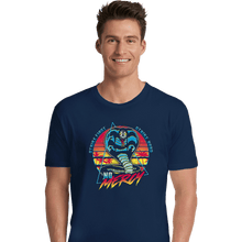 Load image into Gallery viewer, Secret_Shirts Premium Shirts, Unisex / Small / Navy Retro Cobra
