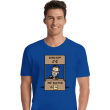 Load image into Gallery viewer, Secret_Shirts Premium Shirts, Unisex / Small / Royal Blue Sarcasm Stand
