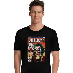 Shirts Premium Shirts, Unisex / Small / Black Smile Clown