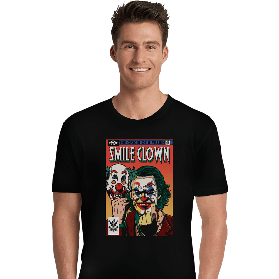 Shirts Premium Shirts, Unisex / Small / Black Smile Clown