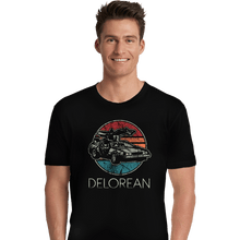 Load image into Gallery viewer, Shirts Premium Shirts, Unisex / Small / Black Vintage Delorean
