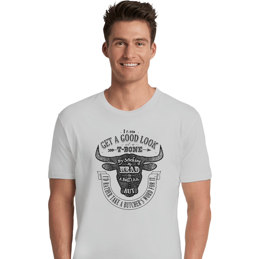 Shirts Premium Shirts, Unisex / Small / White T-Bone