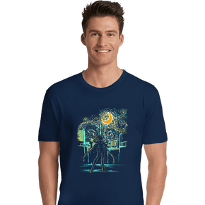 Secret_Shirts Premium Shirts, Unisex / Small / Navy The Starry Moon