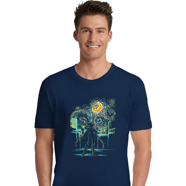 Secret_Shirts Premium Shirts, Unisex / Small / Navy The Starry Moon