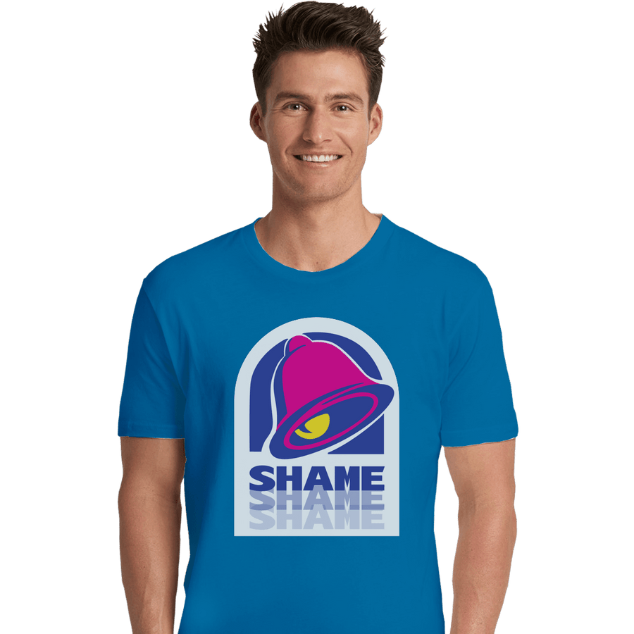 Shirts Premium Shirts, Unisex / Small / Sapphire Taco Shame