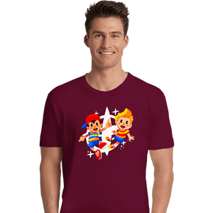 Secret_Shirts Premium Shirts, Unisex / Small / Maroon Lucas & Ness