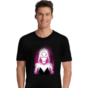 Daily_Deal_Shirts Premium Shirts, Unisex / Small / Black Glitch Spider-Gwen