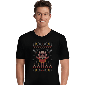 Shirts Premium Shirts, Unisex / Small / Black Lamb Christmas