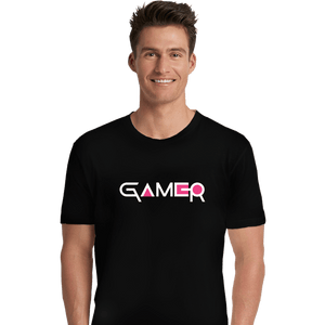 Secret_Shirts Premium Shirts, Unisex / Small / Black Squid Gamer