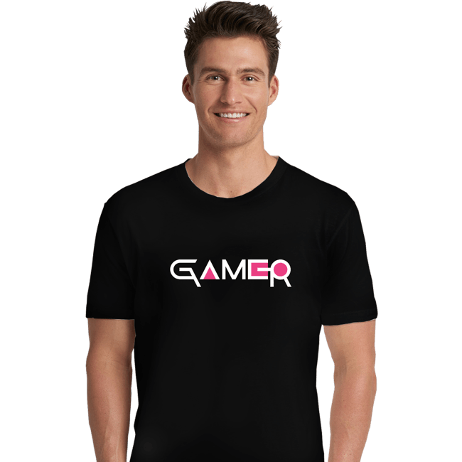 Secret_Shirts Premium Shirts, Unisex / Small / Black Squid Gamer