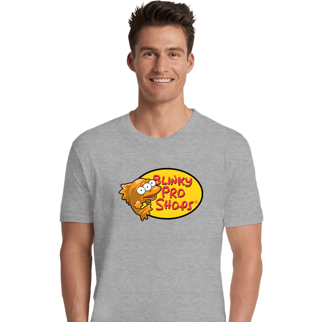 Daily_Deal_Shirts Premium Shirts, Unisex / Small / Sports Grey Blinky Pro Shops