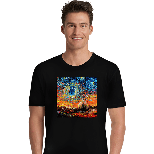 Shirts Premium Shirts, Unisex / Small / Black Van Gogh Never Saw Gallifrey