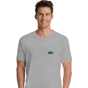Shirts Premium Shirts, Unisex / Small / Sports Grey Mischievous Logo