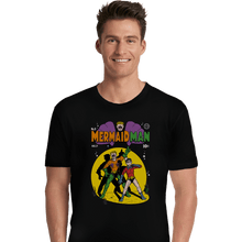 Load image into Gallery viewer, Shirts Premium Shirts, Unisex / Small / Black Mermaid Man
