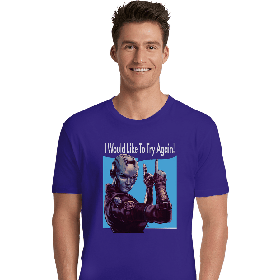 Shirts Premium Shirts, Unisex / Small / Violet Nebula Can Do It