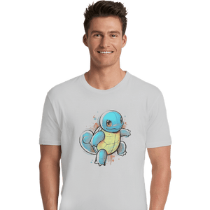 Shirts Premium Shirts, Unisex / Small / White Water Ink