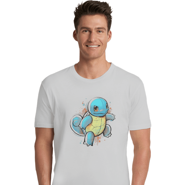 Shirts Premium Shirts, Unisex / Small / White Water Ink