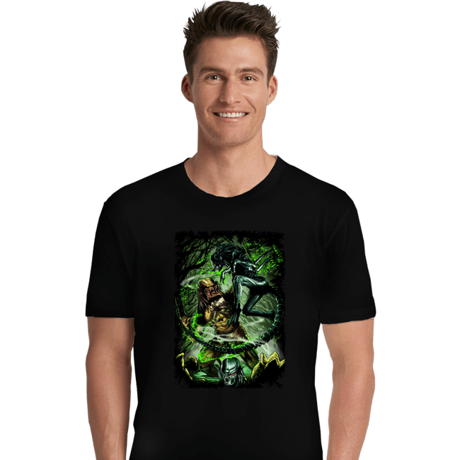 Secret_Shirts Premium Shirts, Unisex / Small / Black Alien Predator