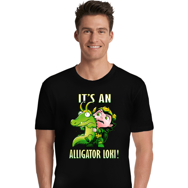 Shirts Premium Shirts, Unisex / Small / Black It's An Alligator Loki!