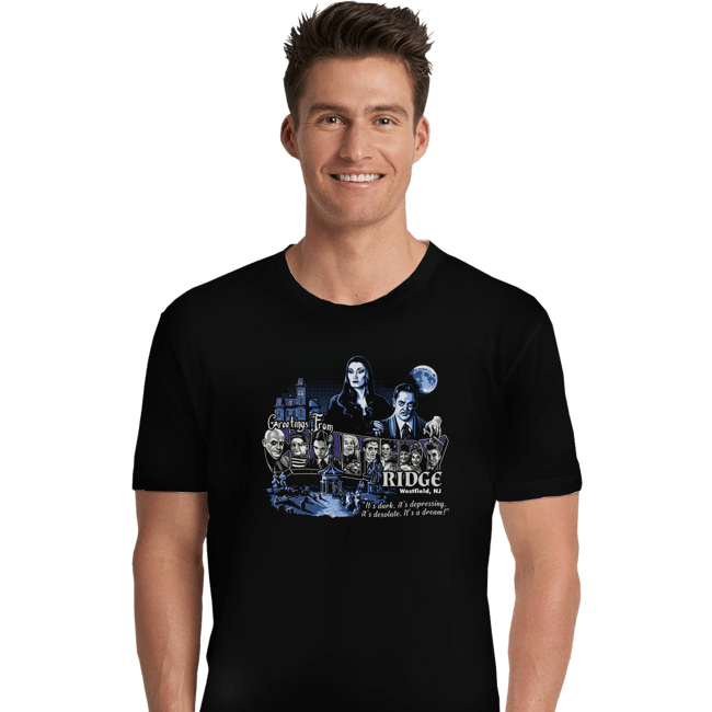 Daily_Deal_Shirts Premium Shirts, Unisex / Small / Black Greetings from Cemetery Ridge