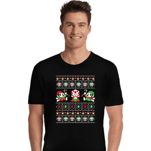 Shirts Premium Shirts, Unisex / Small / Black Christmas Bros